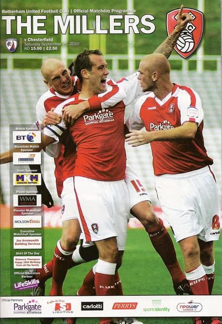 Rotherham United FC v Chesterfield FC